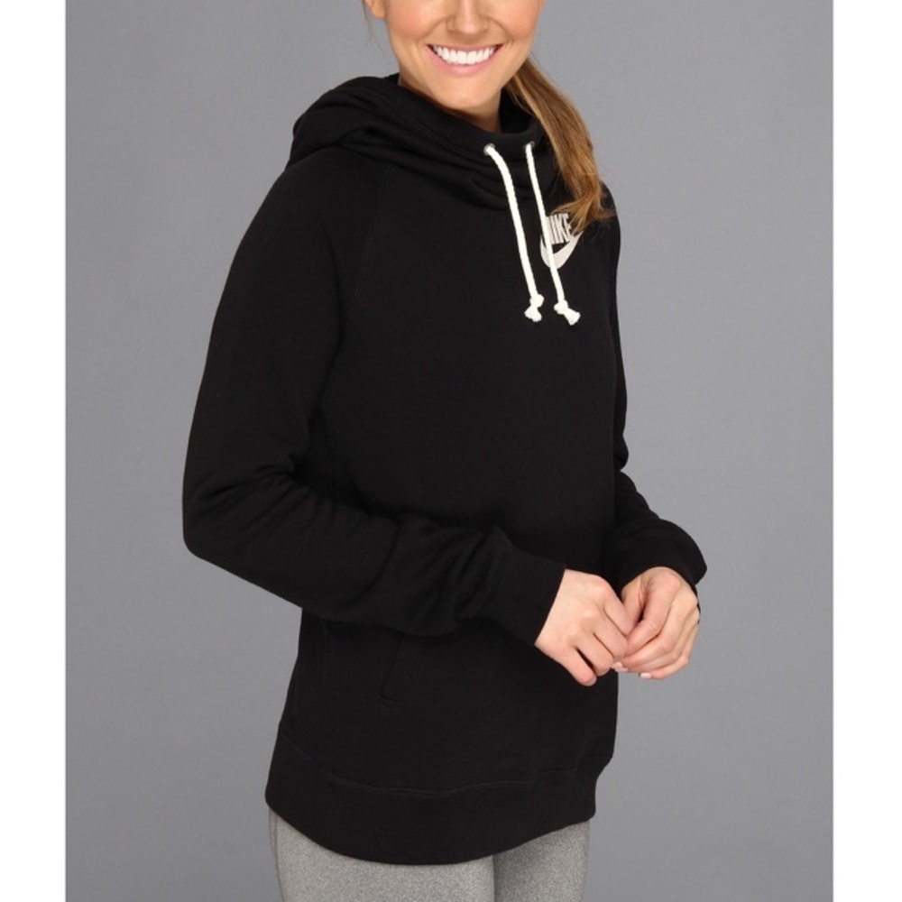 Black Nike Funnel Hoodie
